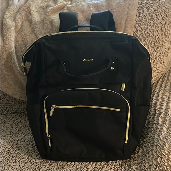 Black Laptop Backpack - Picture 1 of 9
